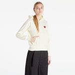 Hanorac Comme des Garçons PLAY Sweatshirt Knit Hoodie Ivory, Comme des Garçons PLAY