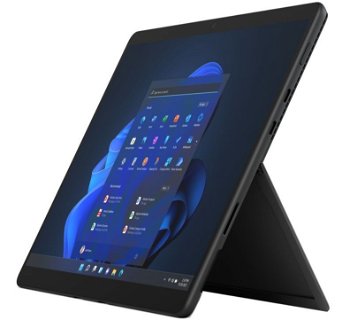 Tableta Microsoft Surface Pro 8, Procesor Intel® Core™ i5-1145G7, PixelSense 13", 16GB RAM, 256GB SSD, 8MP, Wi-Fi, Bluetooth, Windows 10 Pro (Negru)