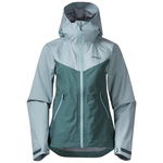 Geaca impermeabila shell femei Bergans Letto V2 3L - Forest Frost / Misty Forest