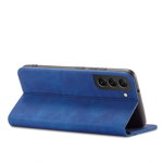 Husa Magnet Fancy Stand compatibila cu Samsung Galaxy S23 Blue, OEM