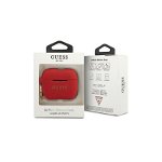 Husa Guess Silicon Glitter pt Airpods Pro red , Guess
