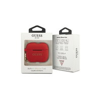 Husa Guess Silicon Glitter pt Airpods Pro red , Guess
