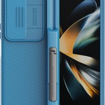 Husa Nillkin Nillkin CamShield Pro (costume) pentru husa Samsung Galaxy Z Fold 4 cu suport pentru husa pentru cameră albastru, Nillkin