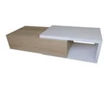 Raft perete cu sertar ascuns Magic Alb-Sonoma Model RS-72501