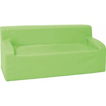 Canapea cu brate din spuma verde, Moje Bambino