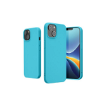 Husa Kwmobile pentru Apple iPhone 14, Silicon, Albastru, 59075.205