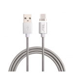 Cablu de date / adaptor Tellur USB Male la USB-C Male, Magnetic, 1 m, 2.1A, Silver