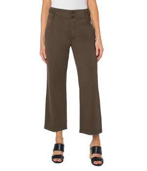 Imbracaminte Femei Liverpool High-Rise Cinch Waist Wide Leg 26quot Oregano, Liverpool