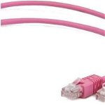 Cablu UTP Gembird, RJ45, cat.5e, 2m, roz, Gembird