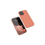 Husa Kwmobile pentru Apple iPhone 13 Pro Max, Silicon, Coral, 55975.103