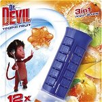 Dr. diavolul dr. Devil - Odorizant de toaletă sub formă de discuri de gel - Tropic Fruit, Dr. Devil