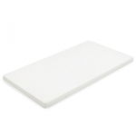 Saltea patut bebe, New Baby, Basic, Din spuma, Cu husa detasabila, 120x60x5 cm, 0 luni+, White