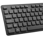 Kit tastatura si mouse delux ka150u+m136bu, cu fir, negru