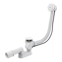 Ventil Alcadrain pentru cada automat cu sifon si preaplin alb, 