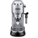 Espressor manual cu pompă DeLonghi Dedica Style EC 685.M 1300W 15bar 1.1l Thermoblock Sistem de cappuccino reglabil Corp inox Căni și cești până la 12cm Încălzire pasivă a c