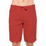 Linen bermuda red shorts 50, Saint Barth