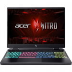 Laptop Gaming Acer Nitro 16 AN16-41 WUXGA IPS 165Hz AMD Ryzen 7 7840HS 16GB DDR5 512GB SSD GeForce RTX 4060 8GB No OS Obsidian Black NH.QLLE