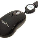 Mouse LogiLink ID0016, Optic, USB, cu fir, 800 DPI, 3 butoane, Negru, LogiLink