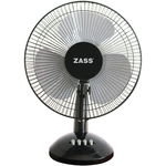 Ventilator de birou Zass ZTF 1202, 35W, Negru