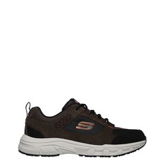 Skechers, Pantofi sport de piele intoarsa, cu insertii textile Oak Canyon Relaxed Fit®, Maro, 47.5