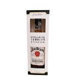 Jim Beam White Gift Set Bourbon Whiskey 0.7L, Jim Beam