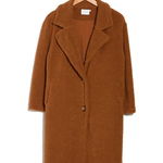 Imbracaminte Femei Lush Oversized Teddy Coat BROWN