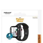 Folie de protectie din sticla pentru Apple watch 4/5/6/SE, 40mm, Transparentaa / Rama Neagra