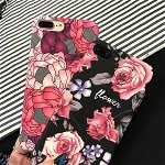 Carcasa pentru iPhone cu model retro cu imprimeu floral, Neer