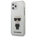 Protectie spate Karl Lagerfeld KLHCP12LPCUTRIKSL pentru iPhone 12 Pro Max (Argintiu)