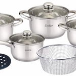 Set de oale Madeline Cooking by Heinner, 10 piese, inox, inductie