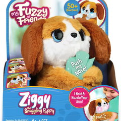 Jucarie de plus interactiva, My Fuzzy Friends, Ziggy the Snuggling Puppy