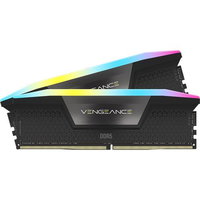 Memorie RAM CORSAIR VENGEANCE RGB 32 GB (2x16) DDR5, 6000 MHZ, CL36, 1.4V, XMP 3.0 BLACK