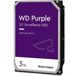 Hard disk WD New Purple 3TB IntelliPower 64MB 5400RPM SATA III, WD