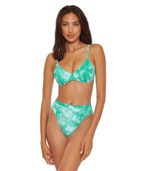 Imbracaminte Femei BECCA by Rebecca Virtue Crystal Danielle Rib French Cut High-Waist Jasper, BECCA by Rebecca Virtue