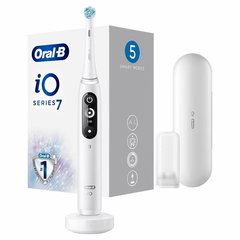 Periuta de dinti electrica ORAL-B iO7, Bluetooth, 40000 miscari/min, Curatare 3D, 5 programe, 1 capat, alb
