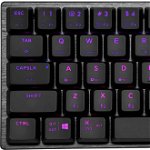 Tastatura mecanica gaming Cooler Master SK622 Space Gray, RGB, Red Switches, Low Profile, Cooler Master