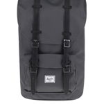 Rucsac gri inchis cu benzi negre Herschel Little America 25 l, Herschel