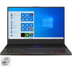 Laptop Gaming ASUS ROG Zephyrus S17 cu procesor Intel® Core™ i7-10750H pana la 5.00 GHz, 17.3", Full HD, 300Hz, 16GB, 1TB SSD, NVIDIA® GeForce RTX™ 2060 6GB, Windows 10 Home, Black