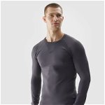 Lenjerie termoactivă fără cusături (bluză) pentru bărbați - gri, 4F Sportswear