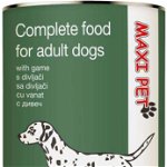 MAXI PET Câine Vânat, conservă 1250g, Maxi Pet