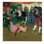 Tablou Marcelle Lender dansand bolero de Lautrec 2128 - Material produs:: Poster pe hartie FARA RAMA, Dimensiunea:: 30x30 cm, 
