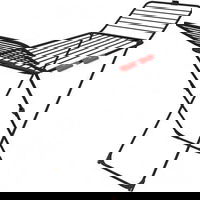 Uscator rufe, Vileda, 20 m, Gri, 173x56x116 cm