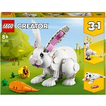 LEGO® Creator 3 in 1 - Iepure alb 31133, 258 piese, Multicolor
