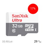 SANDISK Card Memorie Ultra Android Micro SDHC 32GB + Adaptor, SANDISK