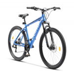 Bicicleta MTB-HT CARPAT C2740A Magnum, 21 viteze, Roti 27.5inch, Cadru Aluminiu, Frane Mecanice Disc (Rosu/Negru)