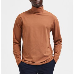 Selected Homme Bluză cu gât 16081962 Verde Regular Fit Selected Homme Bluză cu gât 16081962 Verde Regular Fit