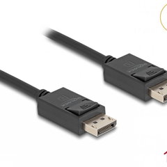 Cablu Displayport 16K60Hz/8K120Hz/4K240Hz T-T 2m brodat Verde, Delock 80630
