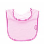 Baveta captusita din bumbac babyjem (culoare: roz), BabyJem