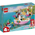 LEGO Disney: Barca de festivitati a lui Ariel 43191, 4 ani+, 114 piese