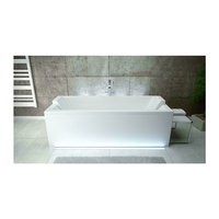 Cada dreptunghiulara Besco Quadro 165x75 cm